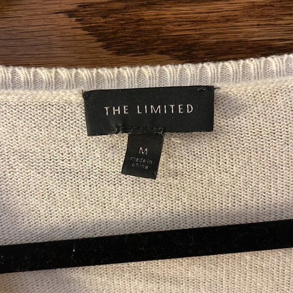The Limited Off-White Long Sweater, Medium - Picture 3 of 6